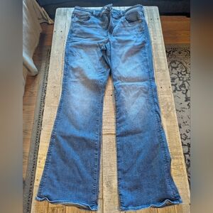 American Eagle Outfitters Blue Flare Jeans 16 Long